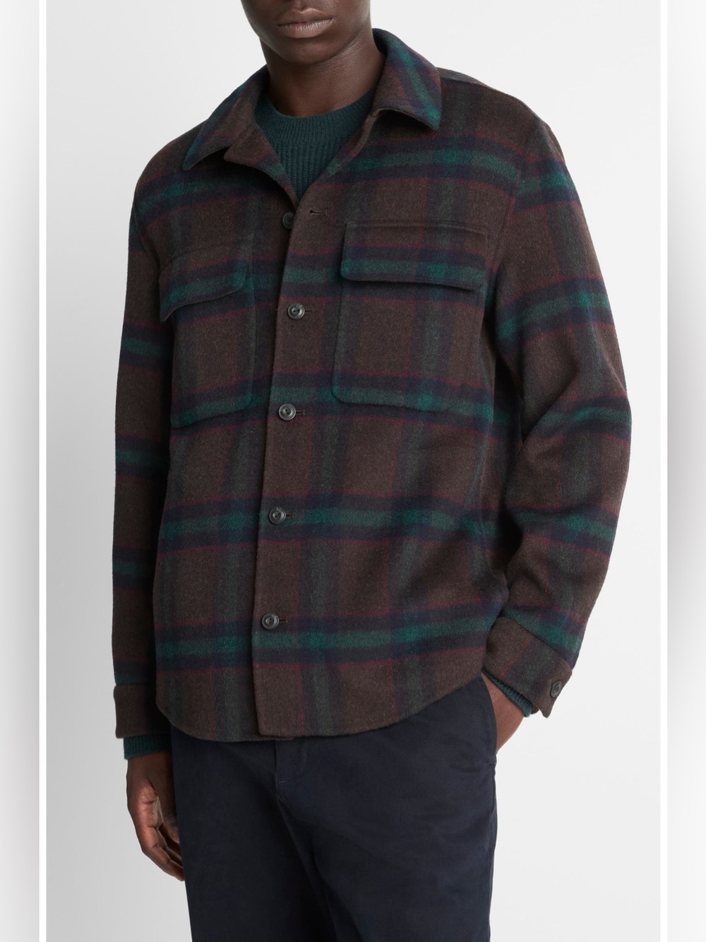 Vince Splittable Wool Blend Shirt Jacket XL NWT